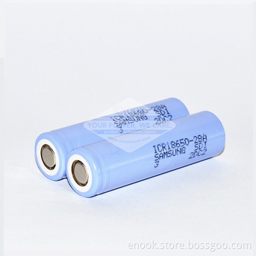 Samsung 28A 18650 3.7V 2800mAh Li-mn battery